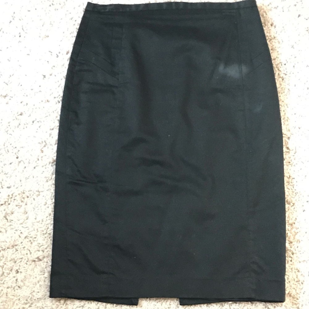 Black pencil skirt